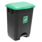 Poubelle 75 litres avec roues Vert