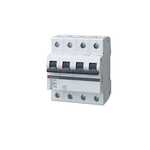 Disjoncteur BH-D6 4P 10A TYPE C N courbe C. 6kA