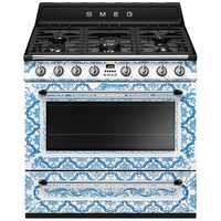 Cuisinière Collection Majolica 90cm, Electrique + Gaz