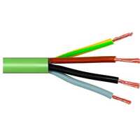 Câble électrique vert souple 4 x 1,5. longueur 50 métres