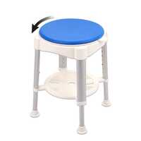 Tabouret de douche rotatif Wellys