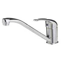 Misturador para lavatório de manípulo único com bico horizontal