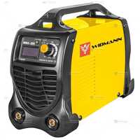 Soldador a arco CC com inversor de serviço pesado IGBT-160 amarelo - Widmann WM160WY