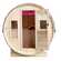 Sauna Gaïa Bella Poolstar pack accessoires inclus