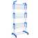 Estendal dobrável com rodas - Azul - Herzberg HG-8034BLU