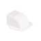 Curva pared para canaleta 125 x 75 blanco