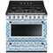 Cuisinière Collection Majolica 90cm, Electrique + Gaz