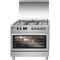 Cuisine SVAN SVK9561FX Inox But/Nat 90cm 5 feux. Four à gaz