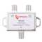 Interruptor DiSEqC satelital 2x1 a prueba de agua (DS-02C) antena de satélite interruptor LNB plano para receptor de TV 0/22KHz